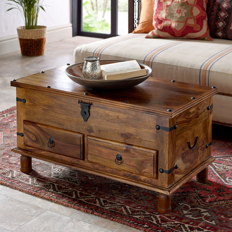 Wayfair trunk coffee table discount